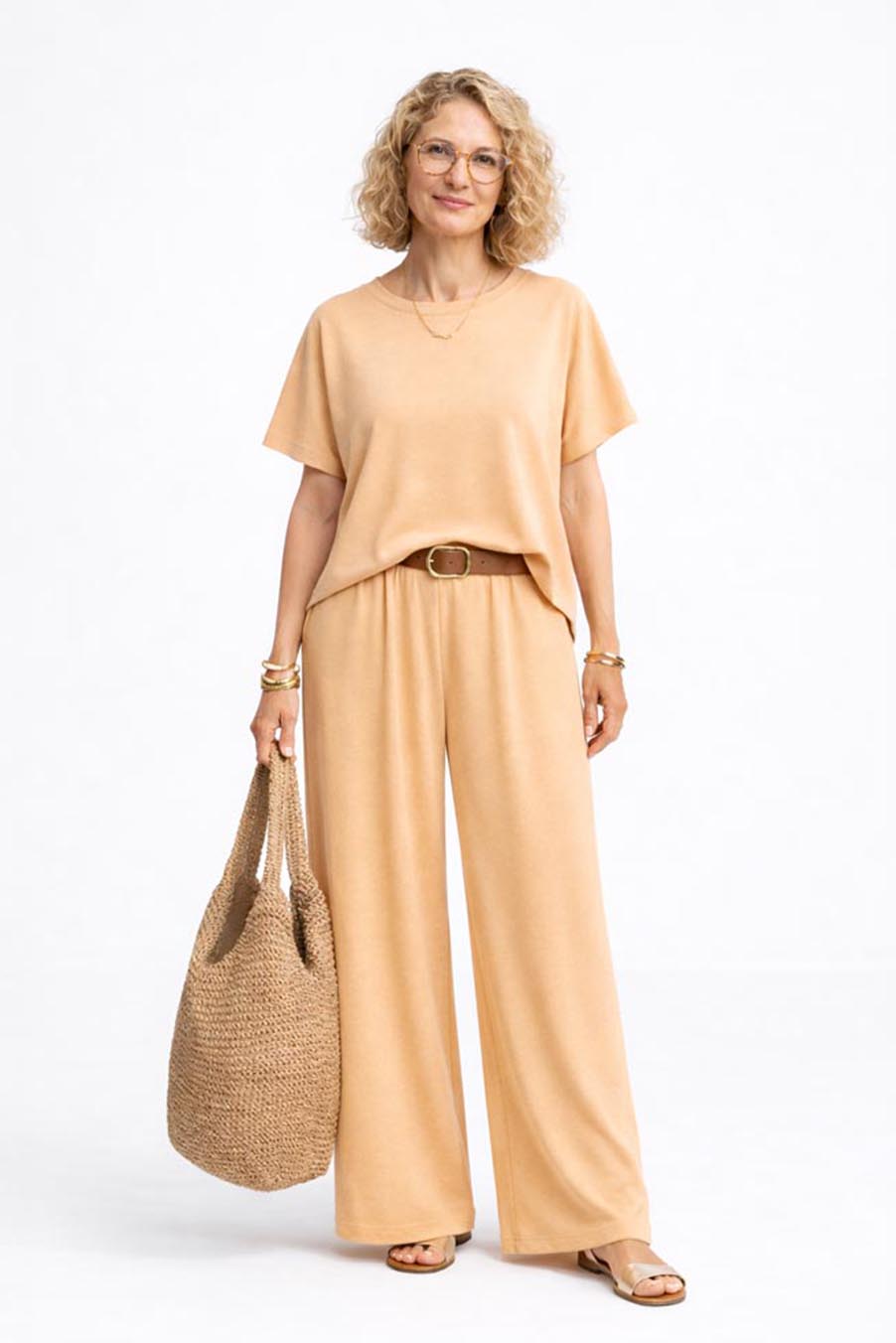 Pohodlný letní set - triko a kalhoty